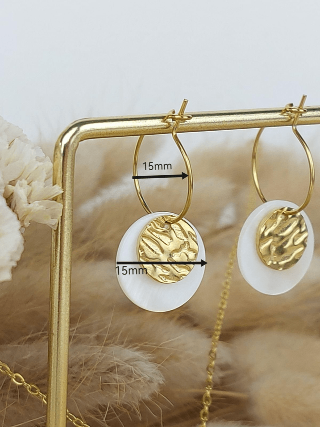 Boucles d'oreilles Nacre 
