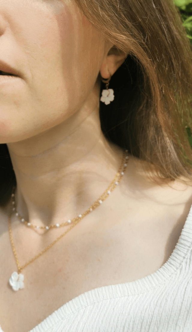 Collier double Flora