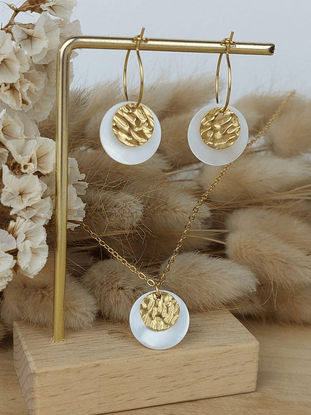Boucles d'oreilles Nacre 