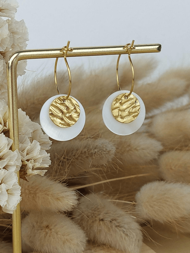 Boucles d'oreilles Nacre 