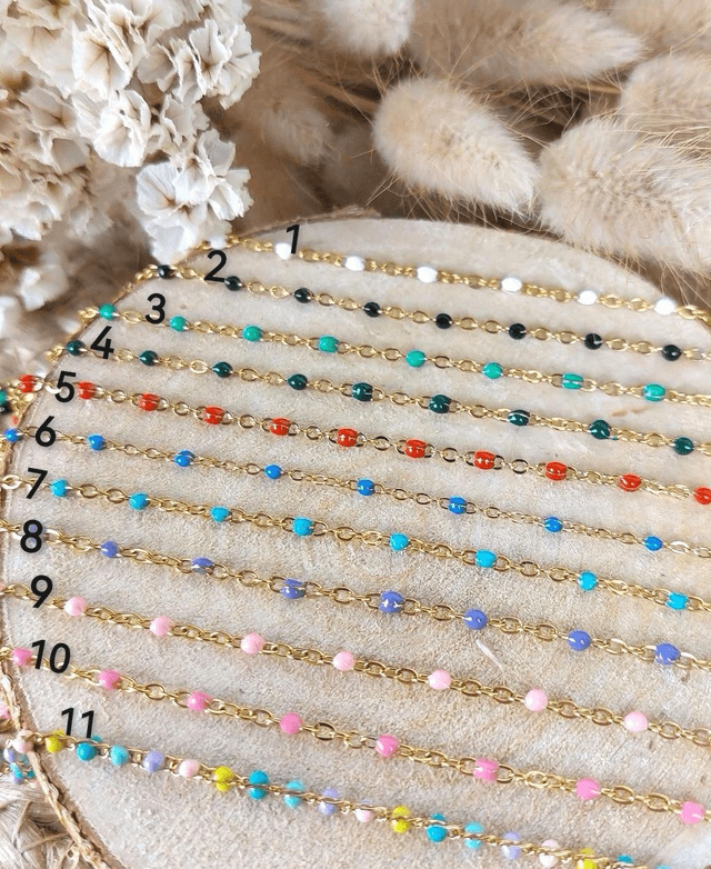 Bracelet double doré (personnalisable) 