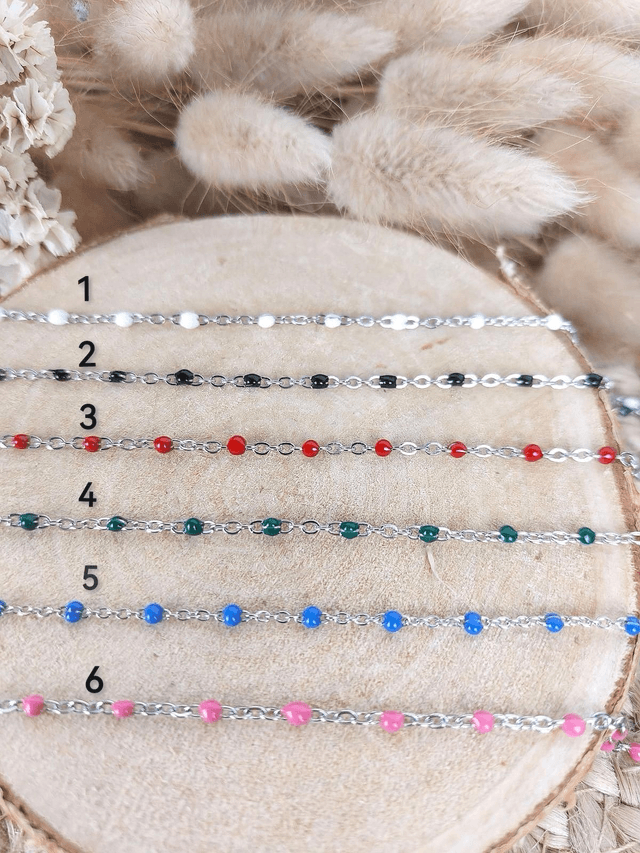 Bracelet double Acier (personnalisable ) 
