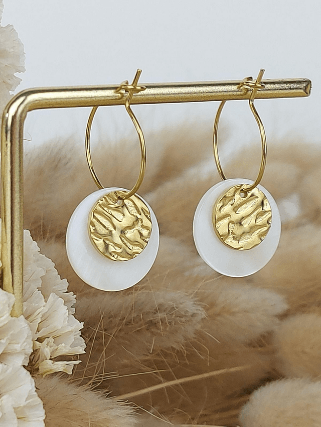 Boucles d&#039;oreilles Nacre 